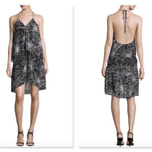 Diane von Furstenberg Black Serana Popover M